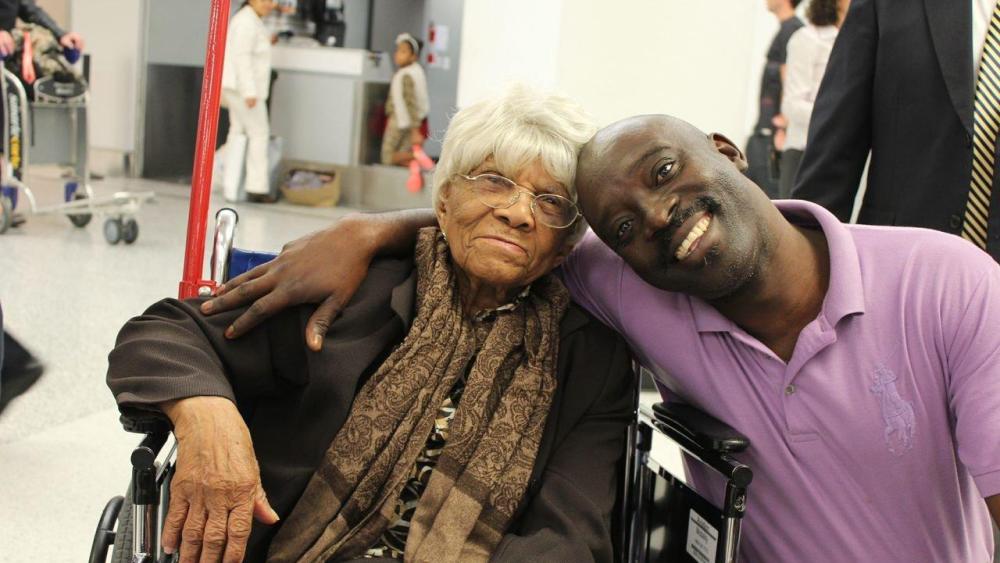 Pics: Welcome home, Desiline Victor