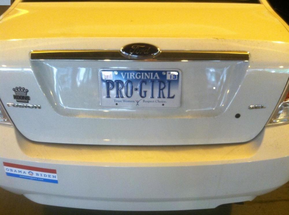 Seen in Virginia: You PRO-GIRL