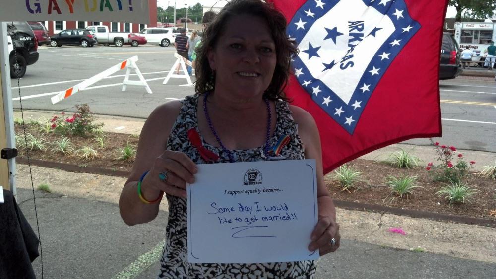 This month in Arkansas. Photo: The Arkansas Initiative for Marriage Equality