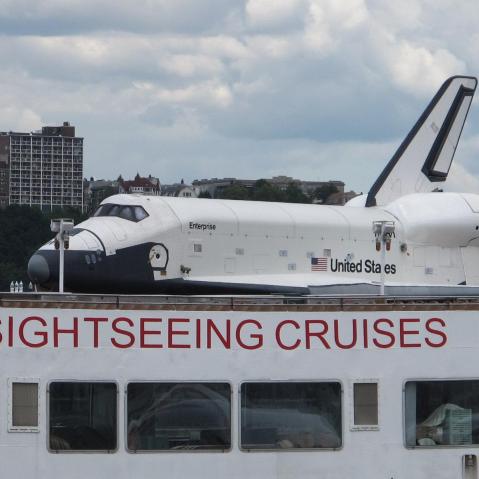 The shuttle Enterprise comes home