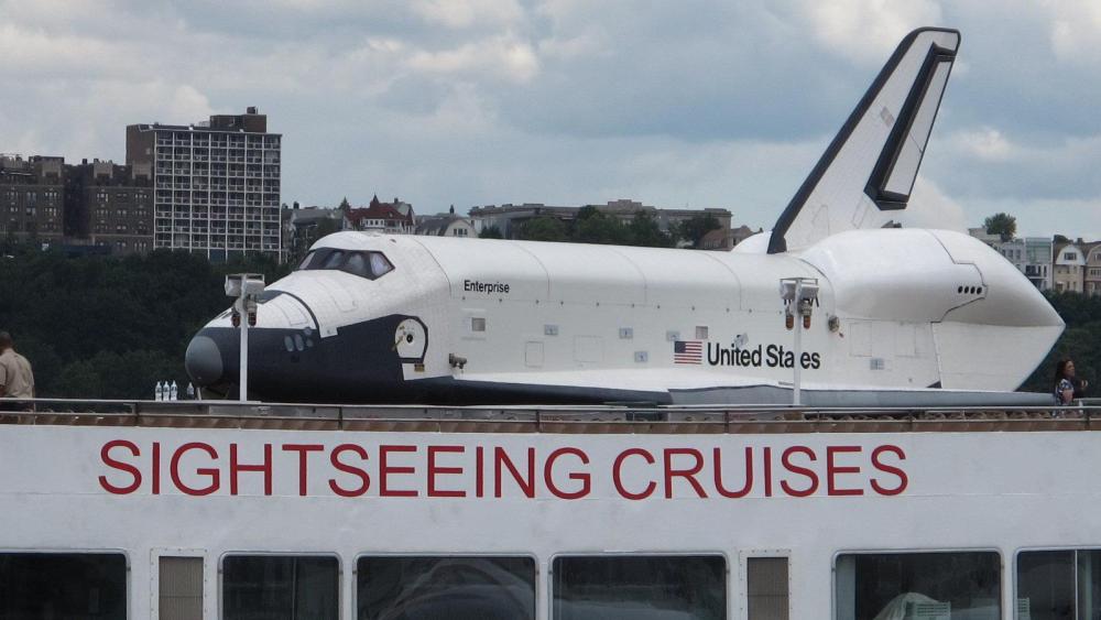 The shuttle Enterprise comes home