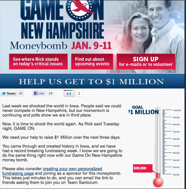 Great expectations from Rick Santorum