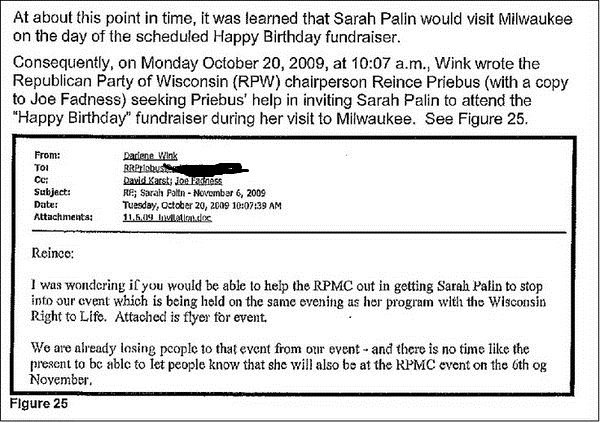 Found in Wisconsin: Dear Reince, Can you get Sarah Palin for us?