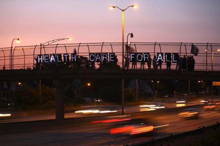 Pic: 'Health care for all'