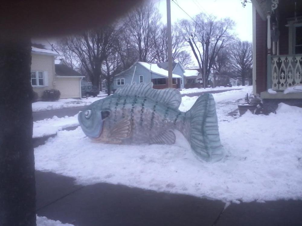 Awesome snow sculpture is awesome