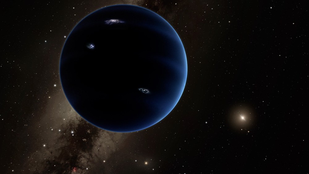 This artistic rendering shows the distant view from Planet Nine back towards the sun. (Photo by R. Hurt/Caltech/IPAC)