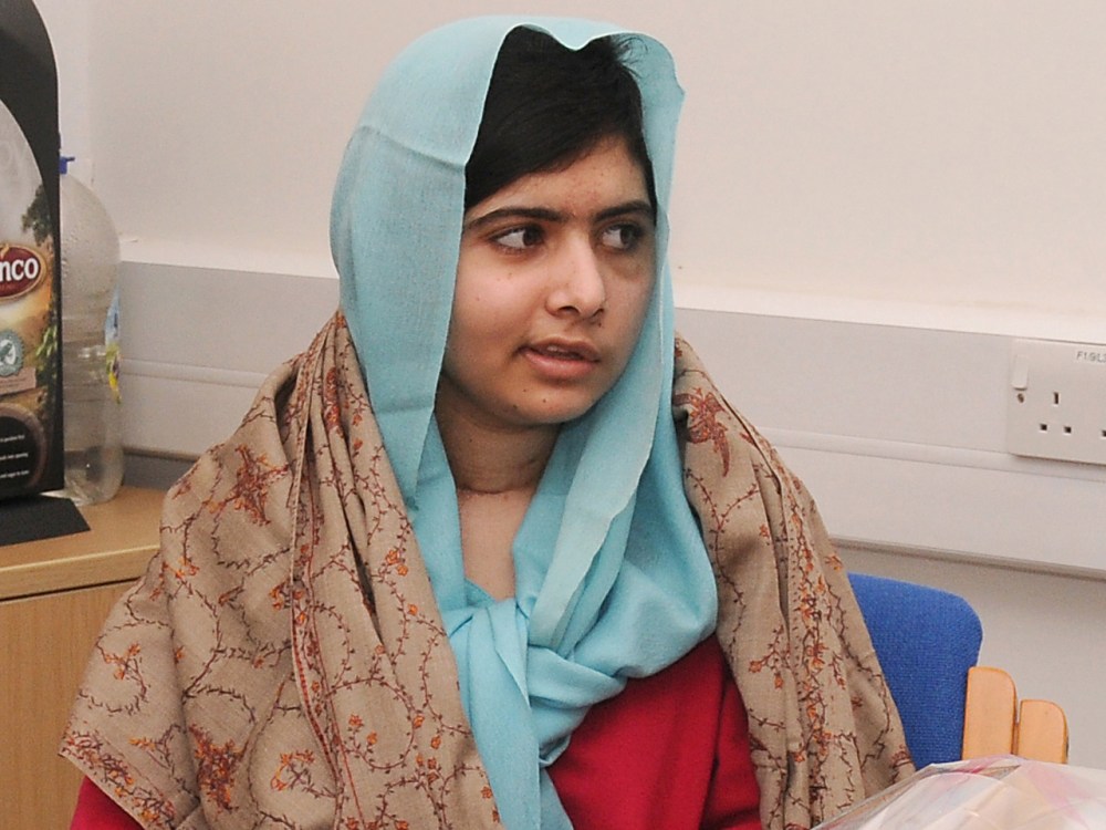 Teen education advocate Malala Yousafzai recovers from a gunshot wound at Queen Elizabeth Hospital in England. (Photo by Queen Elizabeth Hospital Birmingham/AFP photo)