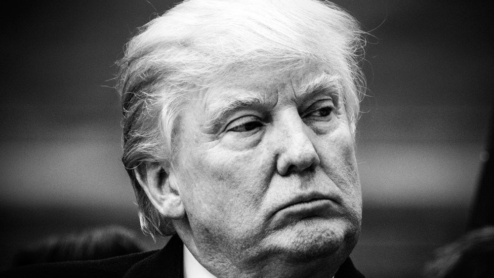 Republican presidential candidate Donald Trump holds a news conference at his hotel, which is under construction, in Washington D.C. on March 21, 2016. (Photo by Mark Peterson/Redux for MSNBC)