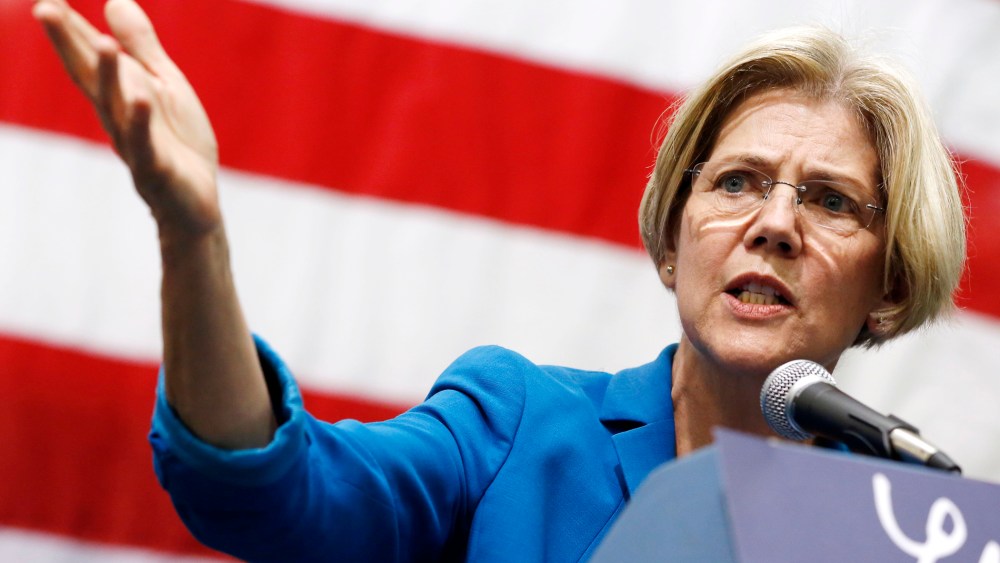 Senator Elizabeth Warren, November 3, 2012.