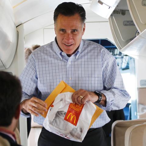 Romney's own personal food stamp