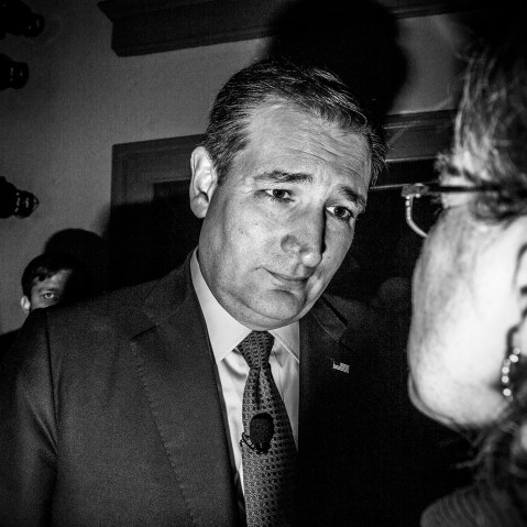 Sen. Ted Cruz holds a rally in Charleston, S.C., Feb. 19, 2016. (Photo by Mark Peterson/Redux for MSNBC)