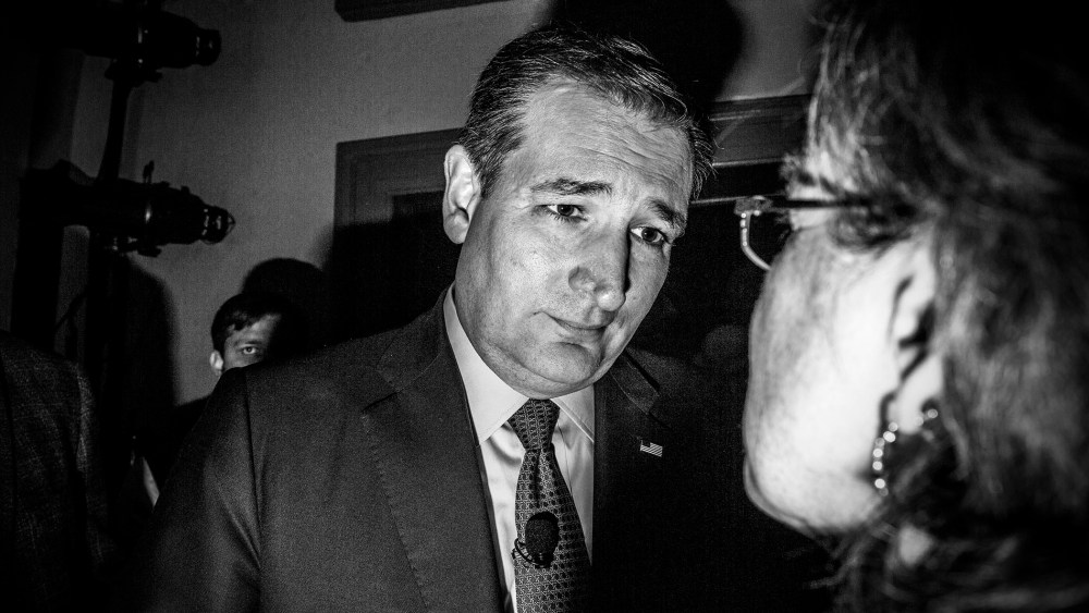 Sen. Ted Cruz holds a rally in Charleston, S.C., Feb. 19, 2016. (Photo by Mark Peterson/Redux for MSNBC)