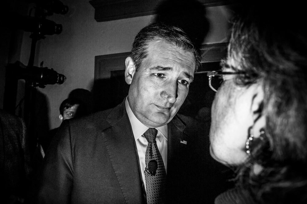 Sen. Ted Cruz holds a rally in Charleston, S.C., Feb. 19, 2016. (Photo by Mark Peterson/Redux for MSNBC)