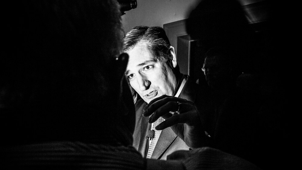 Sen. Ted Cruz holds a rally in Charleston, S.C., Feb. 19, 2016.  (Photo by Mark Peterson/Redux for MSNBC)