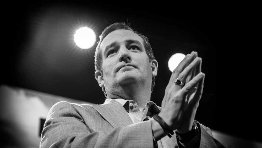 U.S. Sen. Ted Cruz, R-Texas, speaking during the Freedom Summit, Jan. 24, 2015, in Des Moines, Iowa. (Photo by Mark Peterson/Redux for MSNBC)