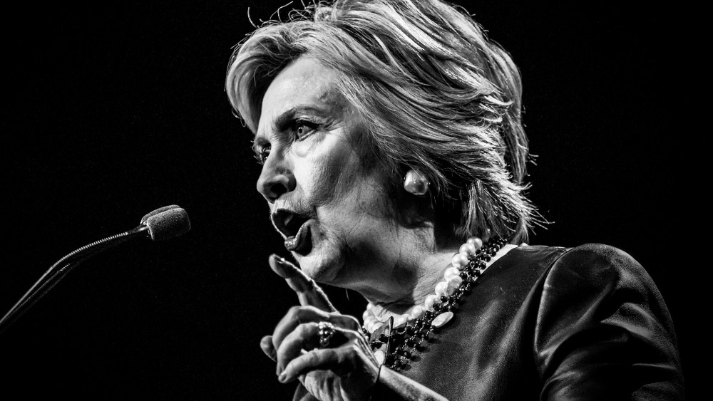 Hillary Clinton speaks at a rally at the Apollo Theatre in Harlem in New York, March 30, 2016. (Photo by Mark Peterson/Redux for MSNBC)