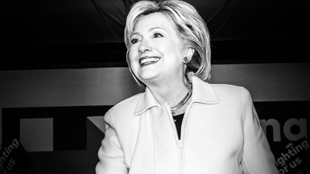 Hillary Clinton holds a rally in Des Moines, Ia., Jan. 29, 2016. (Photo by Mark Peterson/Redux for MSNBC)