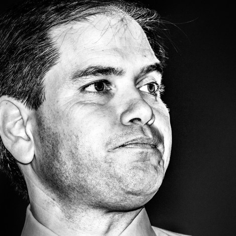 Former Republican presidential candidate Senator Marco Rubio (R-Fla.) holds a rally in Boca Raton, Fla., on March 14, 2016. (Photo by Mark Peterson/Redux for MSNBC)