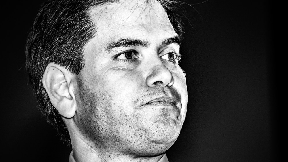Former Republican presidential candidate Senator Marco Rubio (R-Fla.) holds a rally in Boca Raton, Fla., on March 14, 2016. (Photo by Mark Peterson/Redux for MSNBC)