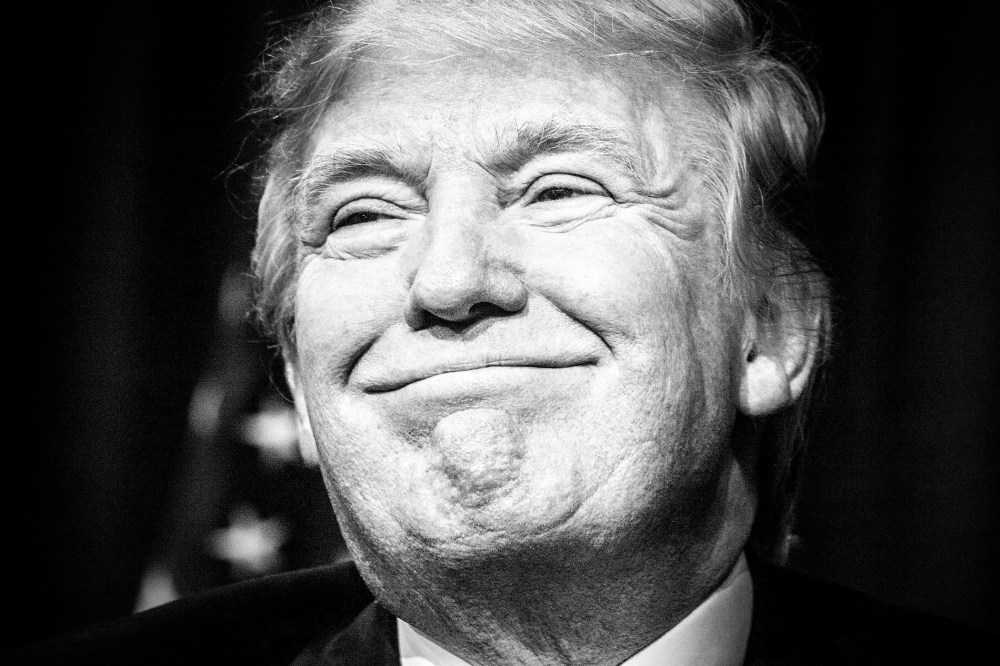 Donald Trump holds a Town Hall in Council Bluffs, Ia., Jan. 31, 2016. (Photo by Mark Peterson/Redux for MSNBC)