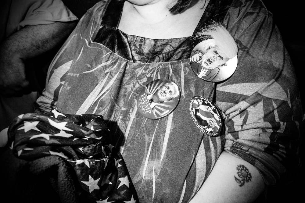 Donald Trump holds a town hall event in Council Bluffs, Ia., Jan. 31, 2016. (Photo by Mark Peterson/Redux for MSNBC)