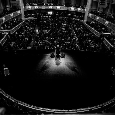 Republican presidential candidate Donald Trump holds a rally in Carmel, Ind., on May 2, 2016. (Photo by Mark Peterson/Redux for MSNBC)