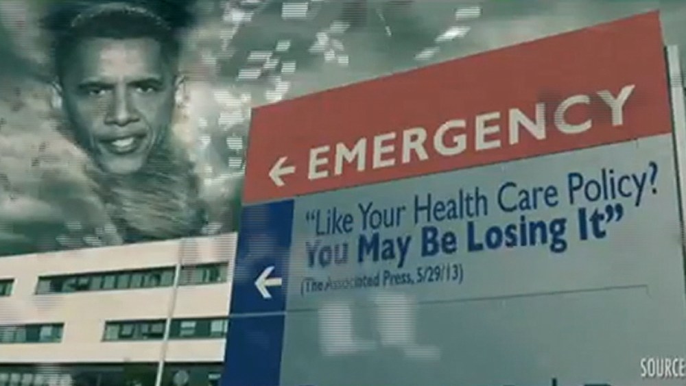 The "ObamaCareNado" video from Crossroads GPS takes jabs at the Affordable Care Act.