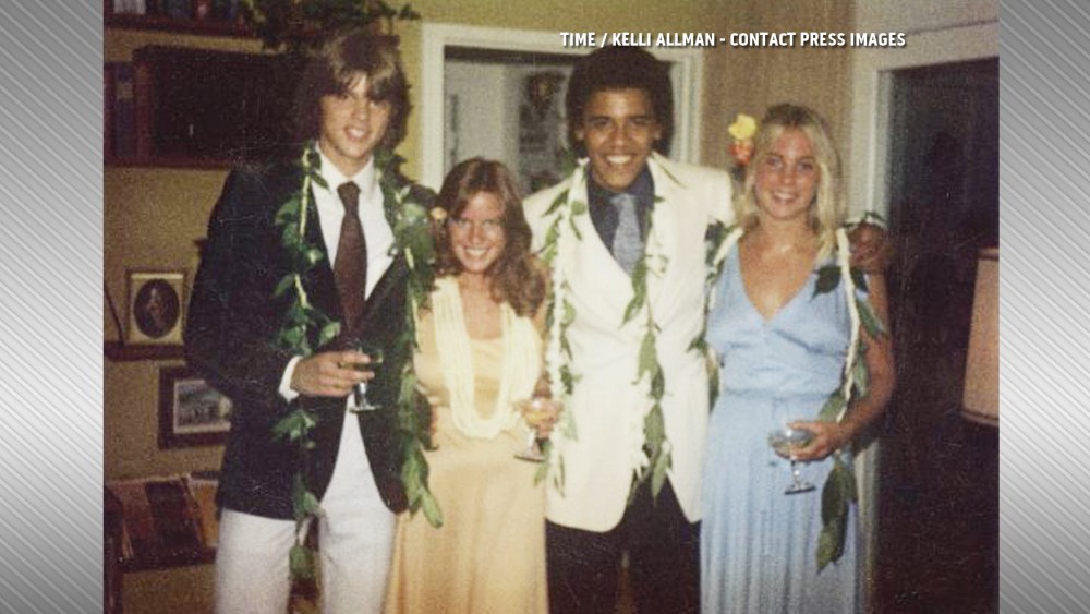 President Obama on prom night in 1979. Time magazine published this photo courtesy of Kelli Allman (Video still courtesy Jansing & Co.)