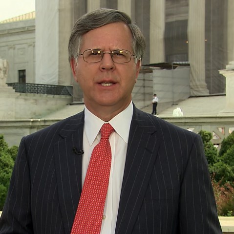 Pete Williams outside Supreme Court.