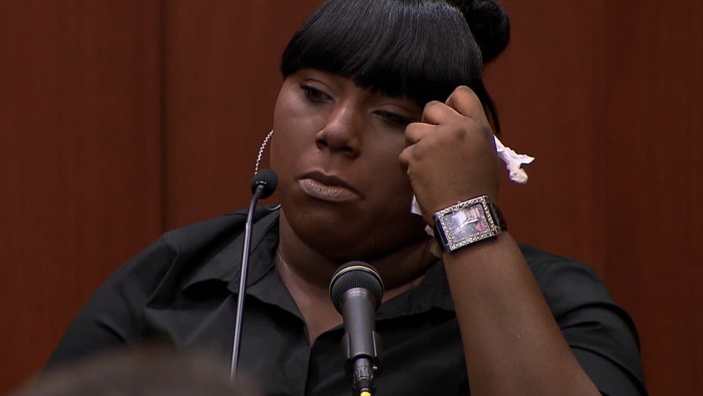 screengrab from Sanford court feed