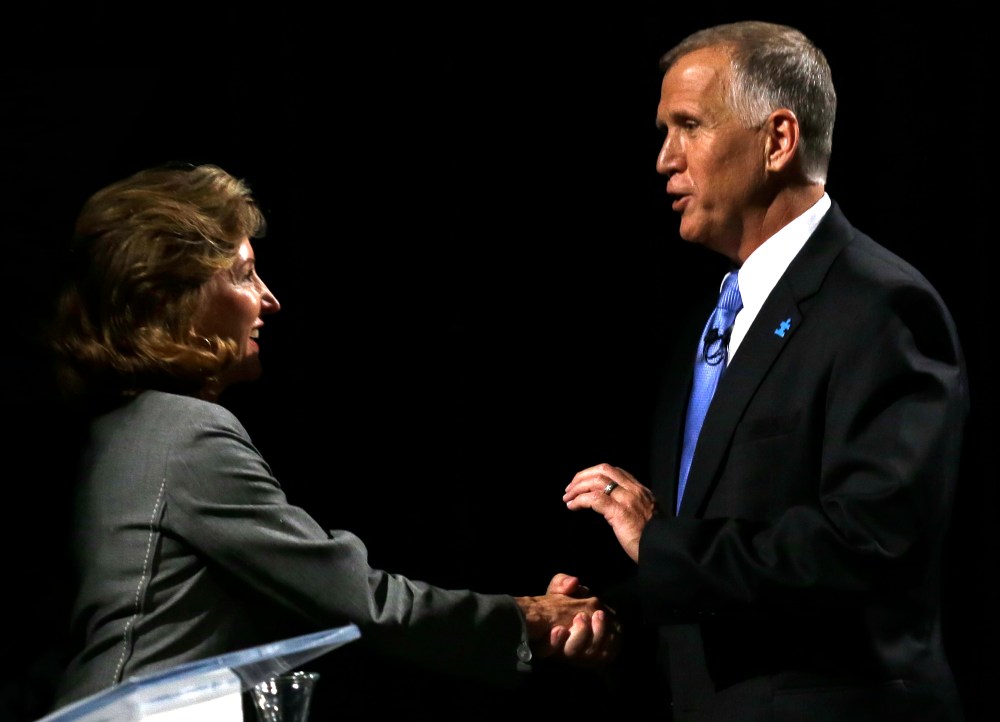 Thom Tillis, Kay Hagan