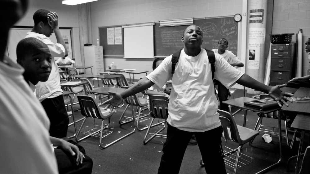 Students at Robeson High, in one of Chicago's most dangerous neighborhoods, Englewood.