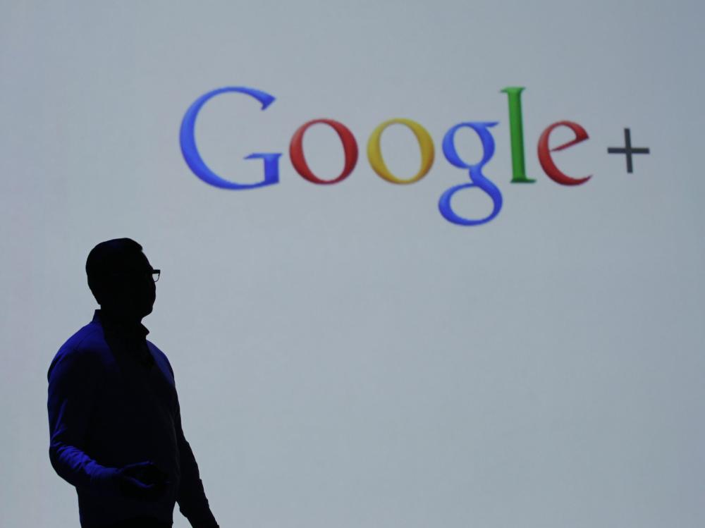 In this his June 27, 2012 file photo, Vic Gundotra, Google senior vice president of Engineering, talks about Google Plus at the Google I/O conference in San Francisco.