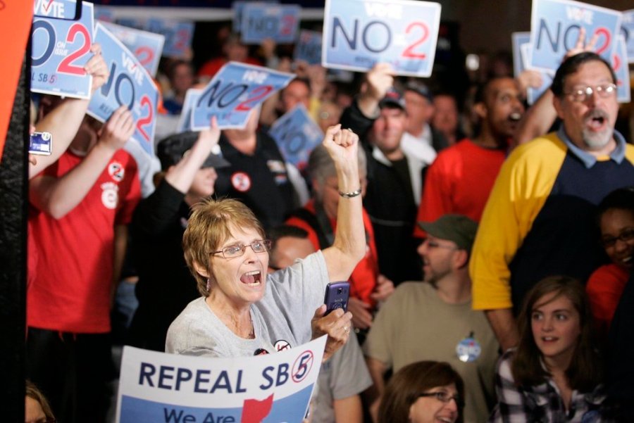 The audience was fired up