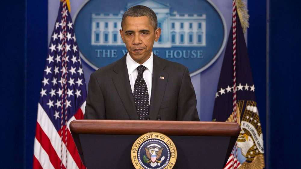 President Barack Obama makes a statement at the White House after the congressional debt supercommittee failed to reach an agreement on debt reduction on Monday, Nov. 21, 2011, in Washington.