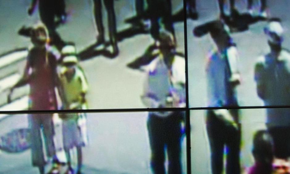 Surveillance screens, New York City, 2011.