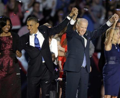 President Obama re-elected. (AP Photo/Chris Carlson)