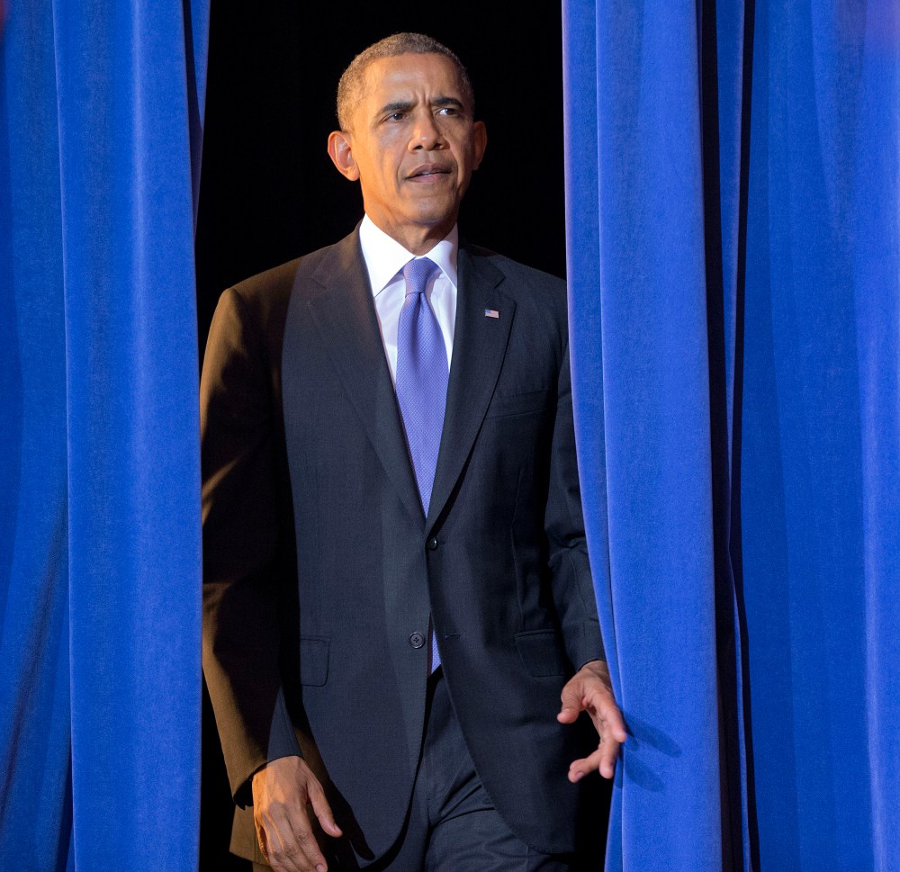 President Barack Obama at the Department of the Interior in Washington, Wednesday, May 21, 2014.