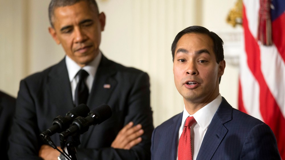 Image: Barack Obama, Julian Castro,
