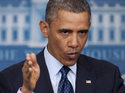 President Obama delivering remarks at the White House in Washington, D.C. on Feb. 5, 2013. (Photo by Kevin Lamarque/Reuters)