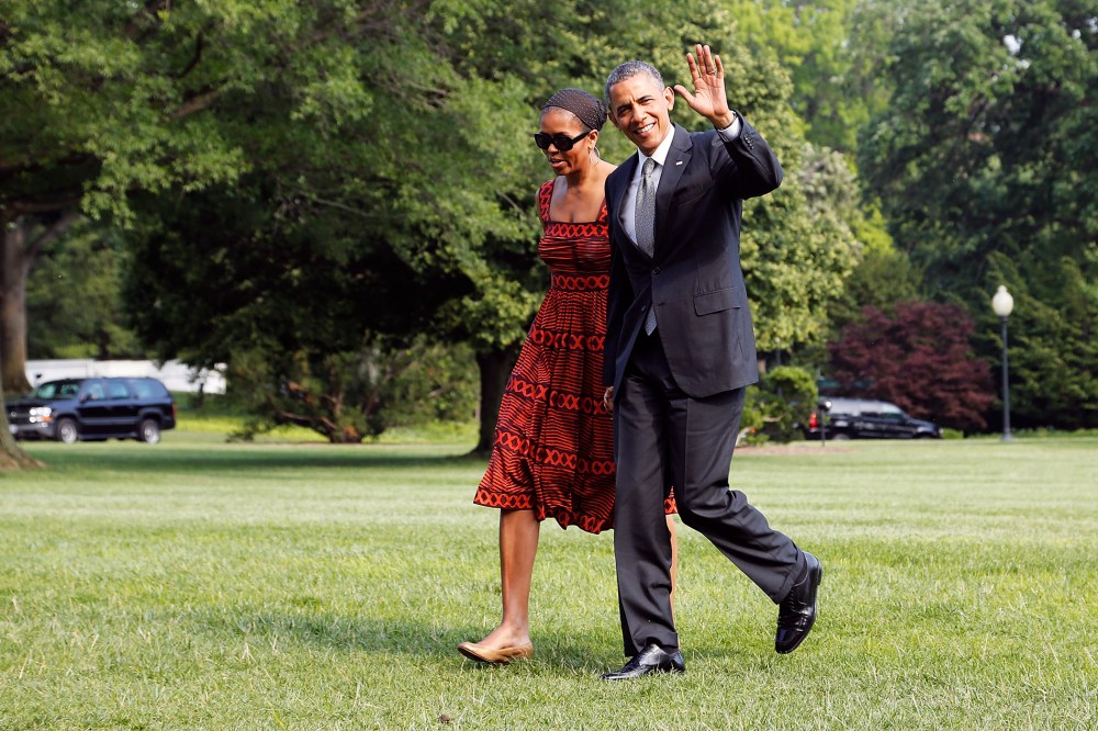 The Obamas return to Washington on June 16 following a weekend in California.