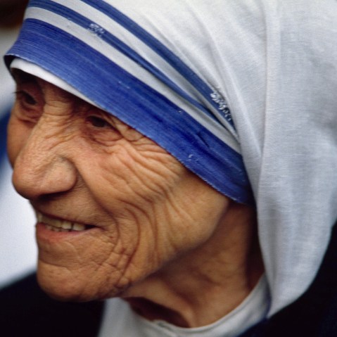 Mother Teresa in Assisi, Italy in 1986. (Photo by Ferdinando Scianna/Magnum)