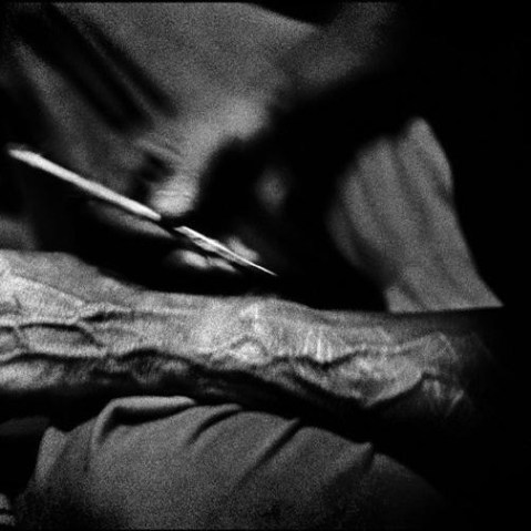 Heroin user in the Lower East Side, New York.
