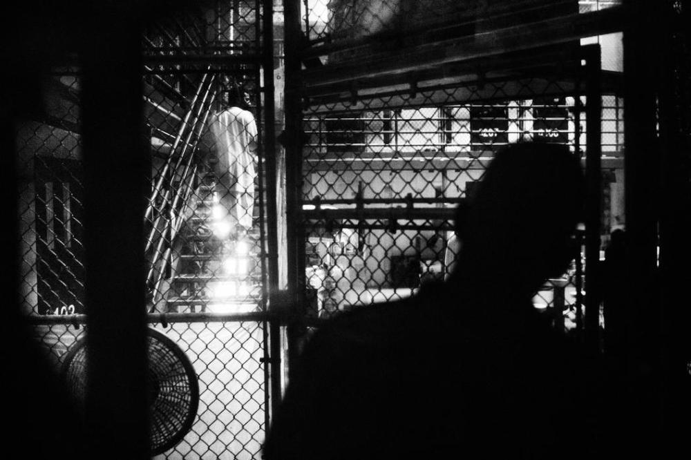 A view of a cell block in Camp 6, where between 120 and 130 of the detainees are held at Guantanamo Bay detention camp in Guantanamo Bay, Cuba.