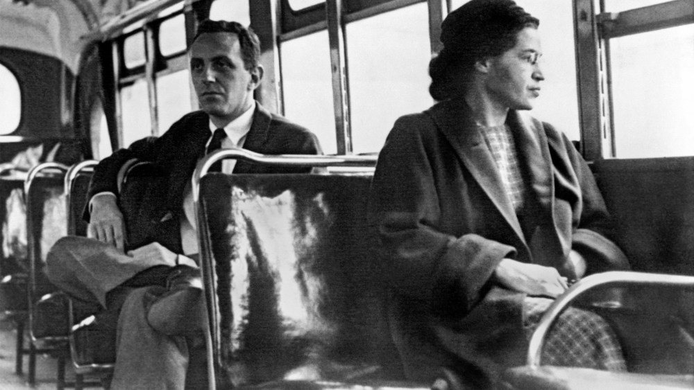 Rosa Parks On Bus