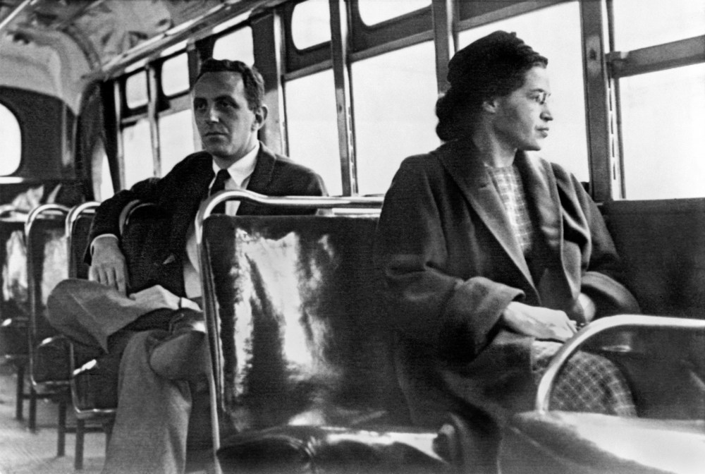 Rosa Parks On Bus