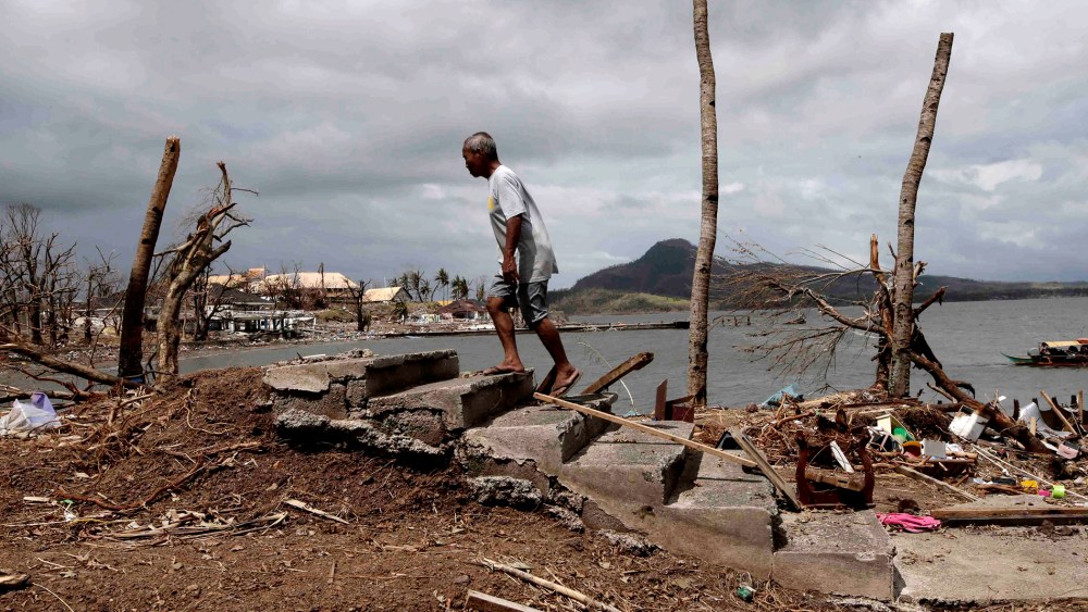 Typhoon Haiyan aftermath in the Philippines