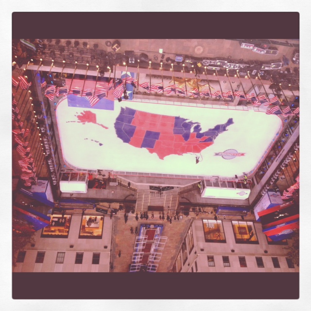 View of Democracy Plaza From The Cycle Window