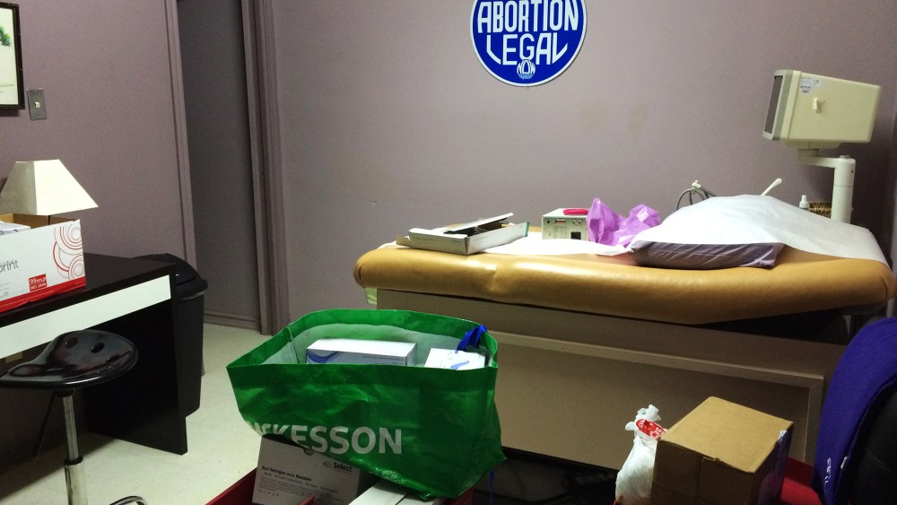Whole Woman's Health Clinic prepared to reopen on Sept. 4, 2014, in McAllen, Texas.