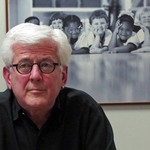 Peter Brownlie reflects on his 14 years as president and CEO of Planned Parenthood of Kansas and Mid-Missouri during an interview at the group's administrative offices in Overland Park, Kansas, November 4, 2013.